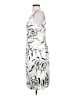 Mica Graphic Silver Cocktail Dress Size 4 - photo 5