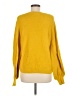 RACHEL Rachel Roy Solid Yellow Pullover Sweater Size M - photo 2