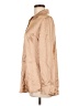 Japna 100% Polyester Metallic Tan Long Sleeve Blouse Size L - photo 5