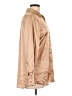 Japna 100% Polyester Metallic Tan Long Sleeve Blouse Size L - photo 4