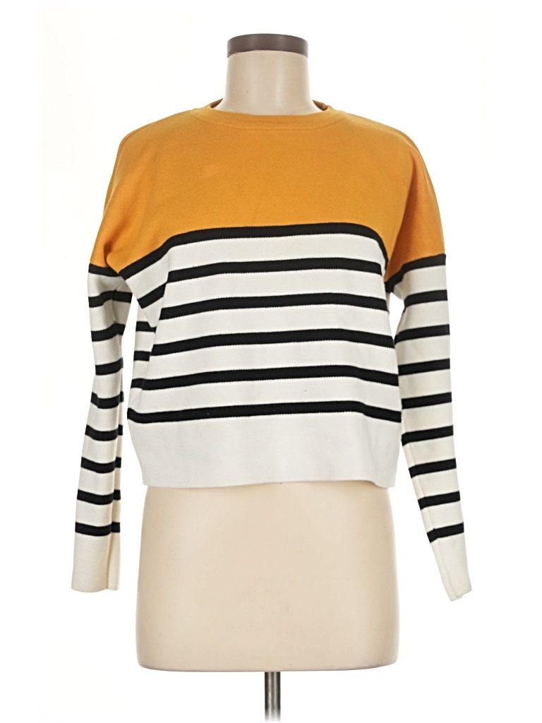 Pre-owned New Look Pullover Sweater In Yellow