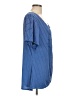 Nine Britton Blue Short Sleeve Top Size XL - photo 4