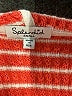 Splendid Stripes Orange Pullover Sweater Size S - photo 7