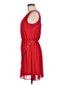 A. Byer 100% Polyester Solid Red Casual Dress Size M - photo 5