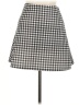 Aqua Checkered-gingham Black Casual Skirt Size M - photo 1