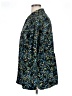 J.Jill 100% Cotton Paisley Teal Blue Long Sleeve Button-Down Shirt Size XL - photo 5