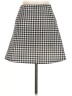 Aqua Checkered-gingham Black Casual Skirt Size M - photo 2