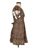 Unbranded Animal Print Brown Casual Dress Size XS - photo 4