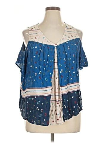 Democracy Short Sleeve Blouse (view 1)
