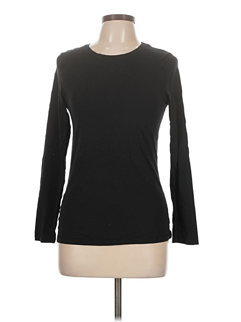 Pre-owned Felina Long Sleeve T-shirt In Black