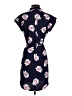 Express Outlet 100% Polyester Tropical Blue Casual Dress Size XS - photo 2