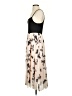 Unbranded 100% Polyester Tan Ivory Cocktail Dress Size S - photo 5