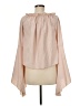 Unbranded 100% Polyester Tan Long Sleeve Blouse Size M - photo 2