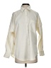 Zara Ivory Long Sleeve Button-Down Shirt Size XS - photo 1