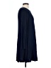 Lush 100% Rayon Solid Blue Casual Dress Size L - photo 4