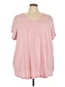 Torrid Pink Short Sleeve T-Shirt Size 5X Plus (6) - photo 1