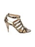 Coach Animal Print Gold Tan Sandals Size 8 - photo 1