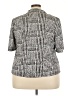 Kasper Tweed Silver Short Sleeve Turtleneck Size 3X - photo 2