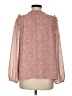 DR2 100% Polyester Pink Long Sleeve Blouse Size M - photo 2
