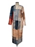 Unbranded Graphic Tan Blue Casual Dress Size S - photo 1