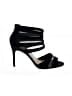 Nina 100% Leather Black Sandals Size 9 - photo 1