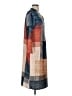 Unbranded Graphic Tan Blue Casual Dress Size S - photo 4