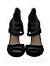Nina 100% Leather Black Sandals Size 9 - photo 2