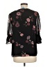 CeCe 100% Polyester Black 3/4 Sleeve Blouse Size M - photo 2