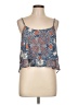 Charlotte Russe 100% Polyester Blue Sleeveless Top Size L - photo 1