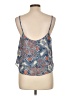 Charlotte Russe 100% Polyester Blue Sleeveless Top Size L - photo 2