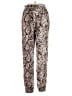 Hayden 100% Polyester Animal Print Brown Casual Pants Size S - photo 2