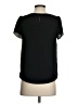J. by J.Crew 100% Polyester Black Short Sleeve Blouse Size 0 - photo 2