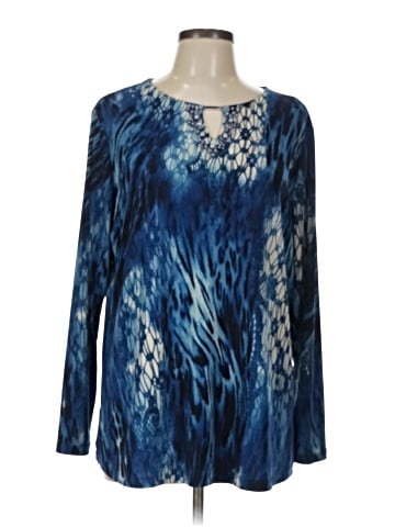 Susan Graver Long Sleeve T-Shirt (view 1)