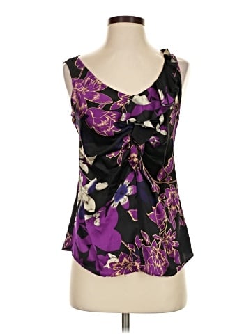 T Tahari Sleeveless Silk Top (view 1)