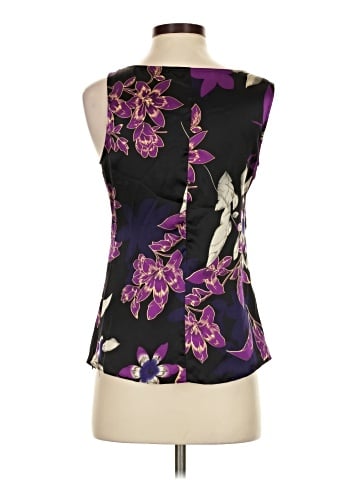 T Tahari Sleeveless Silk Top (view 2)