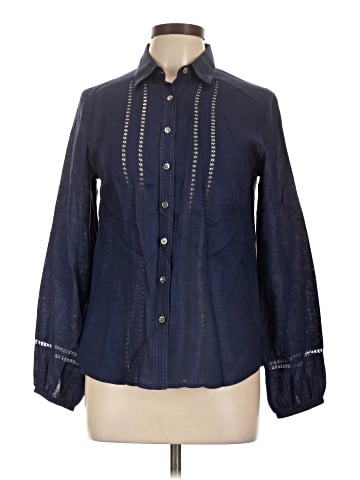 Wrap Long Sleeve Blouse (view 1)