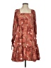 North End 100% Polyester Paisley Brown Casual Dress Size S - photo 1