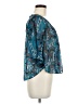 Love, Fire 100% Polyester Teal 3/4 Sleeve Blouse Size M - photo 4