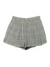 Lush 100% Polyester Houndstooth Gray Shorts Size L - photo 1