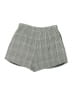 Lush 100% Polyester Houndstooth Gray Shorts Size L - photo 2