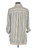 Fortune + Ivy 100% Polyester Stripes Silver 3/4 Sleeve Blouse Size M - photo 2