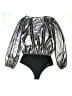 French Connection Black Bodysuit Size 10 - photo 2