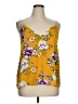 Socialite 100% Polyester Yellow Sleeveless Blouse Size XL - photo 1