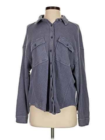 Aerie Long Sleeve Blouse (view 1)