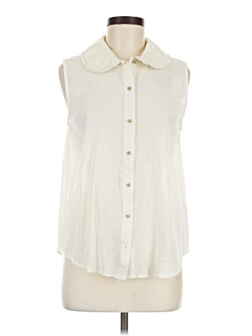 Treasure & Bond Sleeveless Button-Down Shirt (view 1)