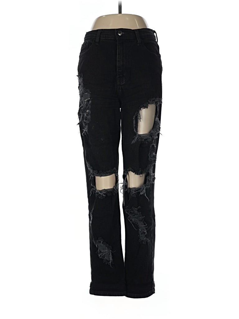 Pre-owned Vibrant M.i.u Jeans In Black