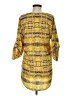 19 Cooper 100% Polyester Yellow Casual Dress Size M - photo 2