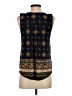 Sweet Wanderer Blue Sleeveless Blouse Size S - photo 2