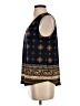 Sweet Wanderer Blue Sleeveless Blouse Size S - photo 5