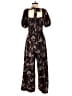 Assorted Brands 100% Polyester Paisley Black Jumpsuit Size M - photo 2